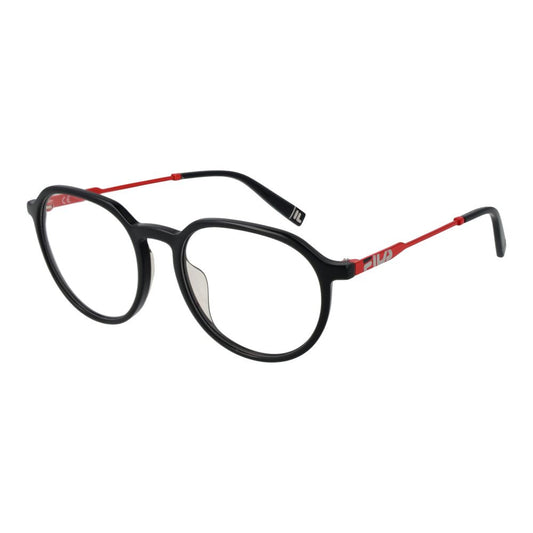Eyeglasses Frames by Fila for unisex in stainless steel and gray showcases an refined full-frame frame design featuring a sophisticated gray coloured frame for an refined and refined aesthetic.