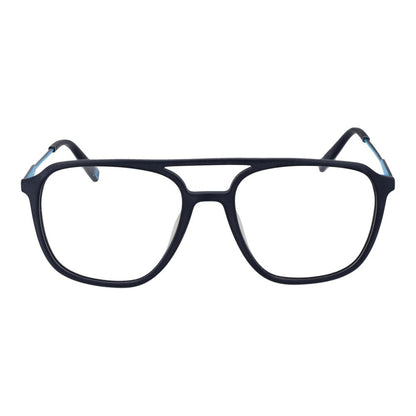Eyeglasses Frames by Fila for men in metal blue showcases a refined full-frame frame design with a refined blue coloured frame finish for a refined and sophisticated look.