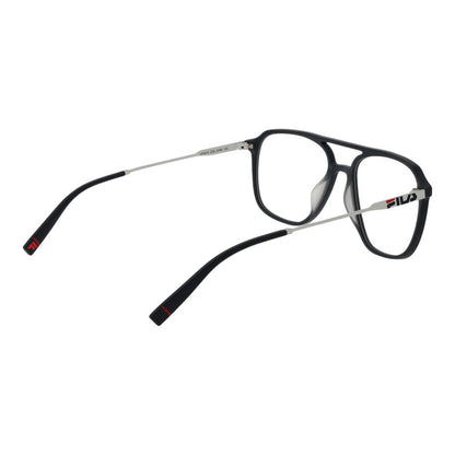 Eyeglasses Frames by Fila for men in plastic gray features an refined silhouette, showcasing the refined gray coloured frame and sophisticated full-frame frame design.