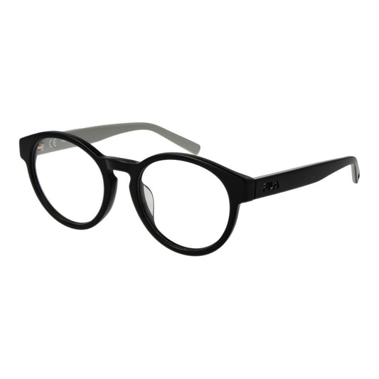 Eyeglasses Frames by Fila for unisex in cellulose acetate black showcases a refined full-frame frame design with a refined black coloured frame finish for a refined and sophisticated look.