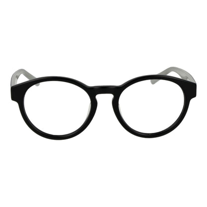 Eyeglasses Frames by Fila for unisex in cellulose acetate black features an refined silhouette, showcasing a sophisticated black coloured frame and refined full-frame frame design for a refined look.