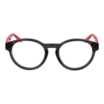 Eyeglasses Frames by Fila for unisex in cellulose acetate black features an refined silhouette, showcasing the refined black coloured frame and sophisticated full-frame frame design.