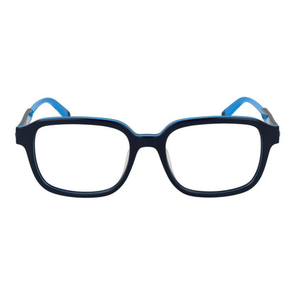 Eyeglasses Frames by Fila for men in cellulose acetate blue features an refined silhouette, showcasing a sophisticated blue coloured frame and refined full-frame frame design for a refined look.