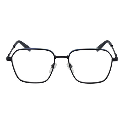 Eyeglasses Frames by Fila for unisex in stainless steel blue features an refined silhouette, showcasing the refined blue coloured frame and sophisticated full-frame frame design.