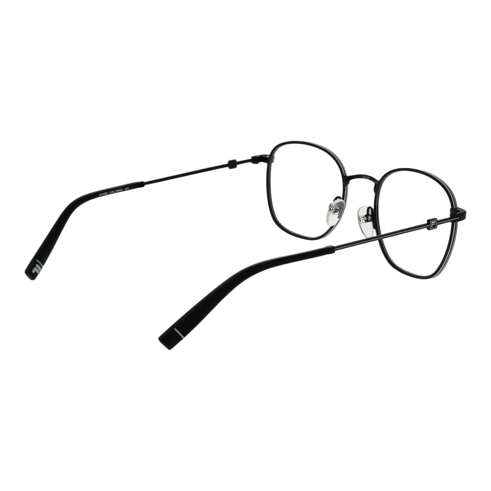 Eyeglasses Frames by Fila for unisex in stainless steel black features an refined silhouette, showcasing the refined black coloured frame and sophisticated full-frame frame design.