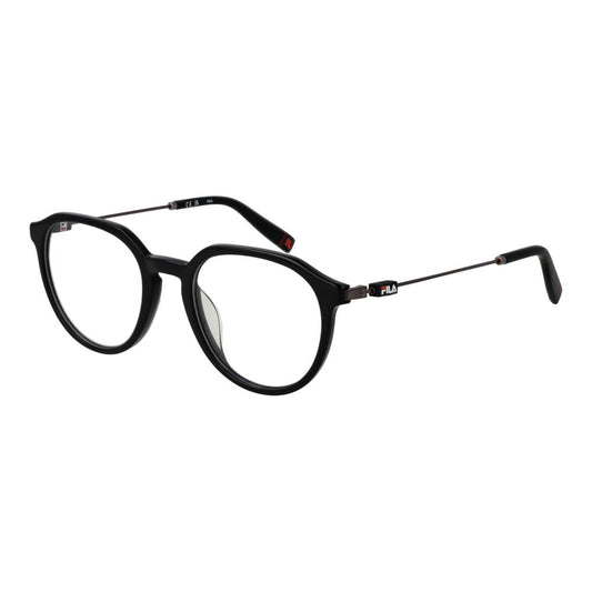 Eyeglasses Frames by Fila for unisex in metal and black showcases a refined silhouette, detailed with a black coloured frame finish and a sophisticated full-frame frame design.
