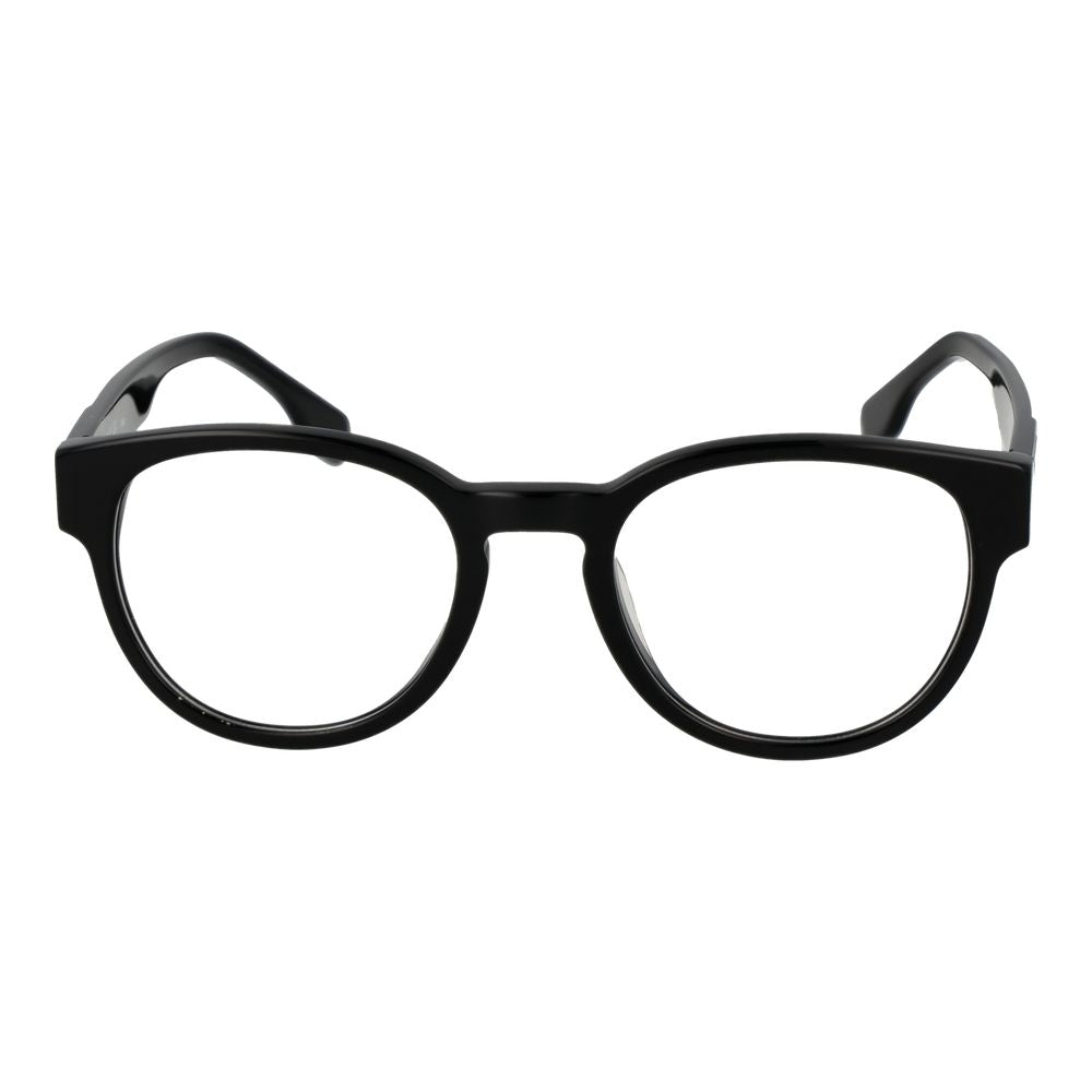 Eyeglasses Frames by Fila for unisex in cellulose acetate black features an refined silhouette, showcasing the refined black coloured frame and sophisticated full-frame frame design.