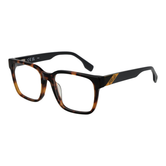 Eyeglasses Frames by Fila for unisex in cellulose acetate brown features a refined silhouette, showcasing a refined brown coloured frame and full-frame frame design for a sophisticated, premium look.