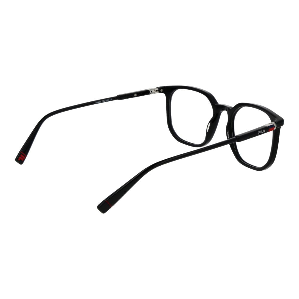 Eyeglasses Frames by Fila for unisex in plastic black showcases a refined full-frame frame design with a refined black coloured frame finish for a refined and sophisticated look.