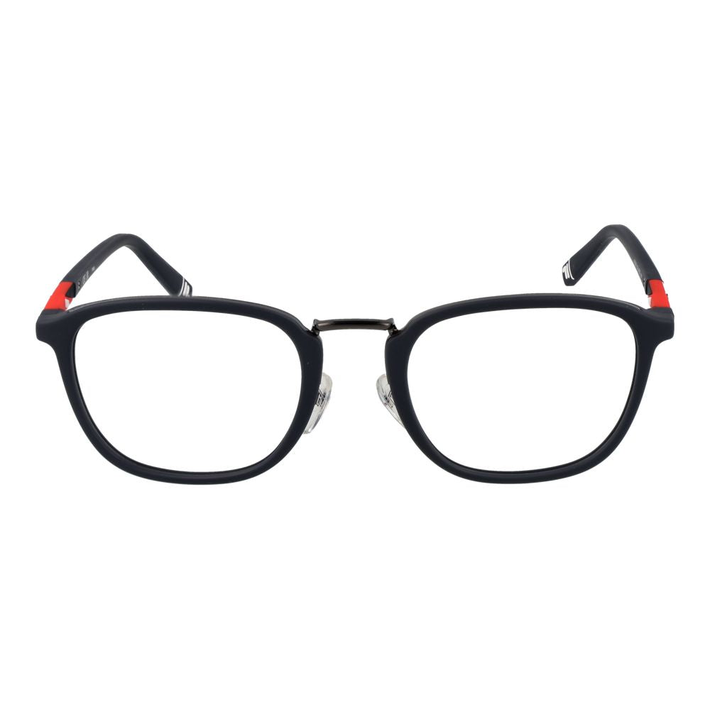 Eyeglasses Frames by Fila for unisex in plastic and blue showcases an refined full-frame frame design featuring a sophisticated blue coloured frame for an refined and refined aesthetic.