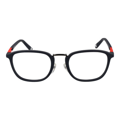 Eyeglasses Frames by Fila for unisex in plastic and blue showcases an refined full-frame frame design featuring a sophisticated blue coloured frame for an refined and refined aesthetic.