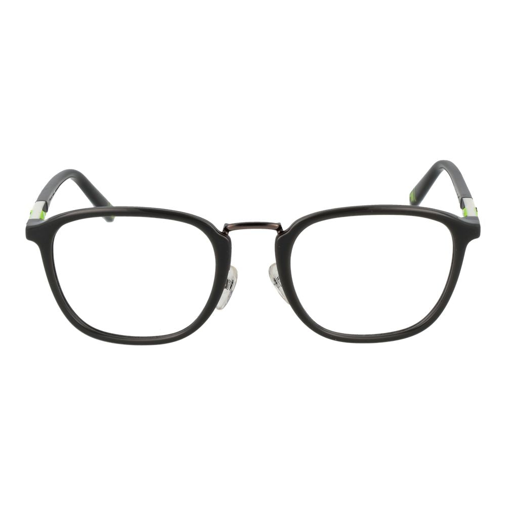 Eyeglasses Frames by Fila for unisex in plastic gray features a refined silhouette, showcasing a refined gray coloured frame and full-frame frame design for a sophisticated, premium look.