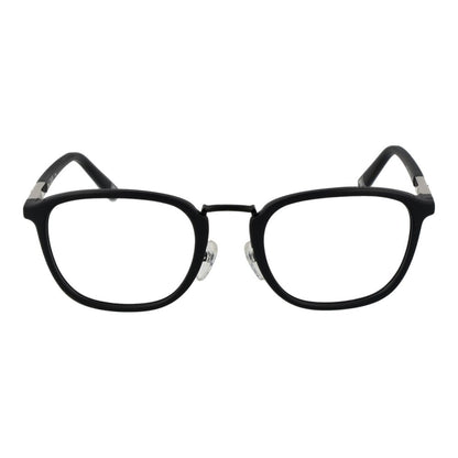 Eyeglasses Frames by Fila for unisex in plastic black features an refined silhouette, showcasing the refined black coloured frame and sophisticated full-frame frame design.