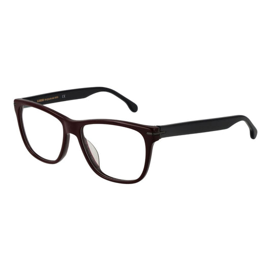 Eyeglasses Frames by Lozza for men in cellulose acetate brown showcases a refined full-frame frame design with a refined brown coloured frame finish for a refined and sophisticated look.