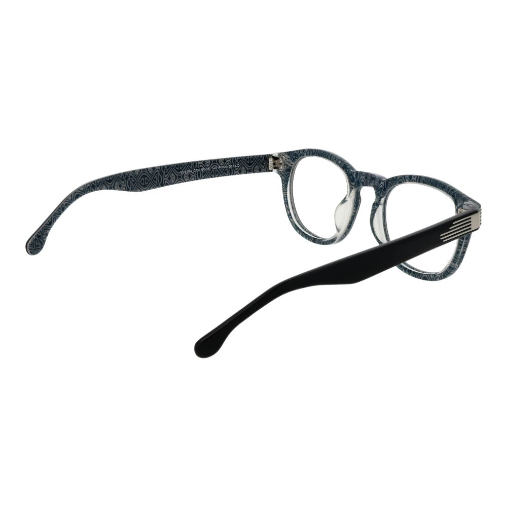 Eyeglasses Frames by Lozza for unisex in cellulose acetate and black showcases an refined full-frame frame design featuring a sophisticated black coloured frame for an refined and refined aesthetic.