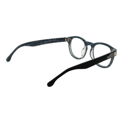 Eyeglasses Frames by Lozza for unisex in cellulose acetate and black showcases an refined full-frame frame design featuring a sophisticated black coloured frame for an refined and refined aesthetic.