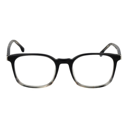 Eyeglasses Frames by Lozza for unisex in cellulose acetate black features an refined silhouette, showcasing the refined black coloured frame and sophisticated full-frame frame design.