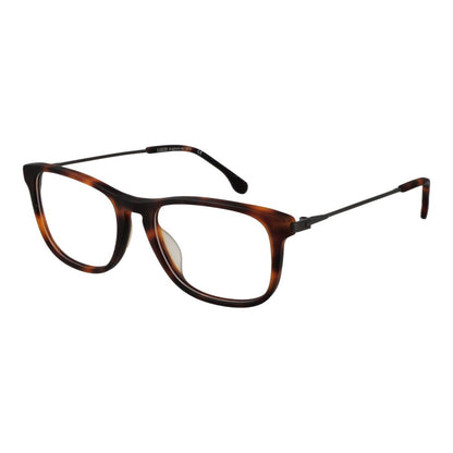 Eyeglasses Frames by Lozza for men in metal brown features a refined silhouette, showcasing a refined brown coloured frame and full-frame frame design for a sophisticated, premium look.