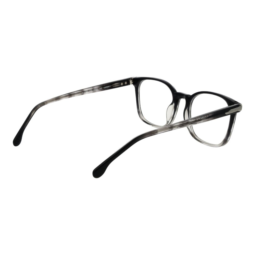 Eyeglasses Frames by Lozza for unisex in cellulose acetate and black showcases a refined silhouette, detailed with a black coloured frame finish and a sophisticated full-frame frame design.
