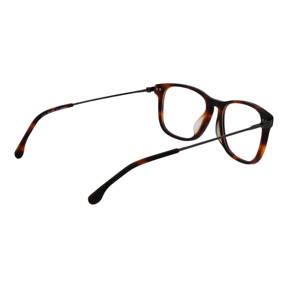 Eyeglasses Frames by Lozza for men in metal brown showcases a reflective silhouette, artfully incorporating a sophisticated brown coloured frame with a distinct full-frame frame design.