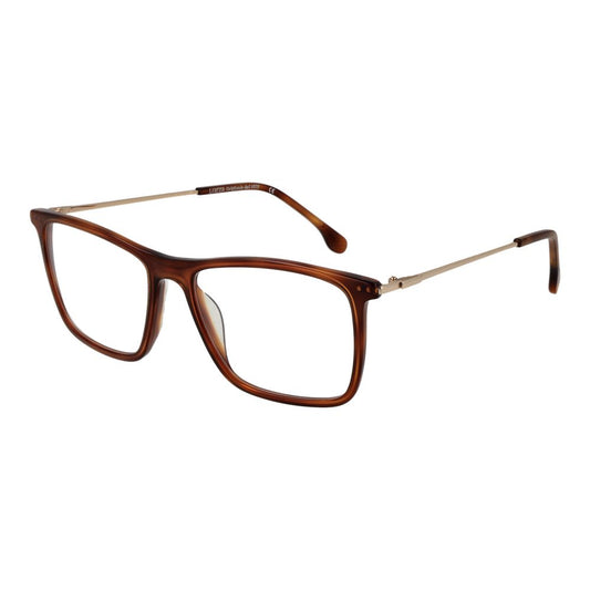 Eyeglasses Frames by Lozza for men in metal brown showcases a refined full-frame frame design with a refined brown coloured frame finish for a refined and sophisticated look.