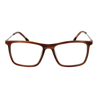 Eyeglasses Frames by Lozza for men in metal brown features an refined silhouette, showcasing a sophisticated brown coloured frame and refined full-frame frame design for a refined look.