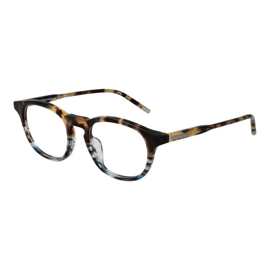 Eyeglasses Frames by Lozza for men in nickel silver alloy multicolor features an refined silhouette, showcasing the refined multicolor coloured frame and sophisticated full-frame frame design.