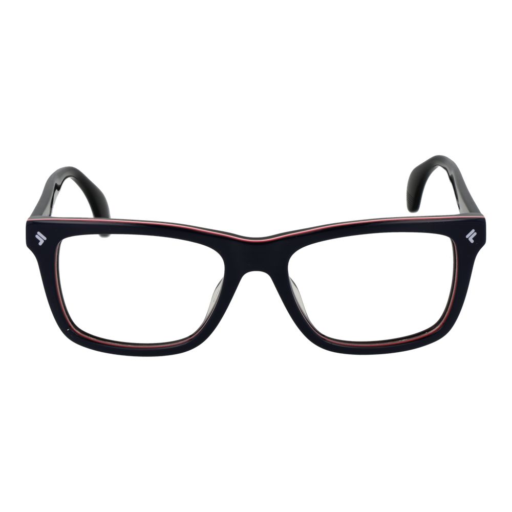 Eyeglasses Frames by Lozza for men in cellulose acetate and blue showcases a refined silhouette, detailed with a blue coloured frame finish and a sophisticated full-frame frame design.