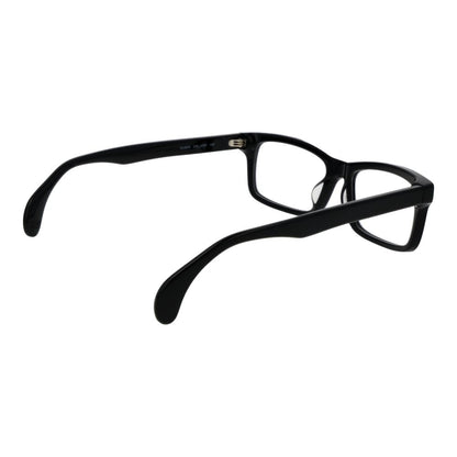 Eyeglasses Frames by Lozza for men in cellulose acetate black features a refined silhouette, showcasing a refined black coloured frame and full-frame frame design for a sophisticated, premium look.