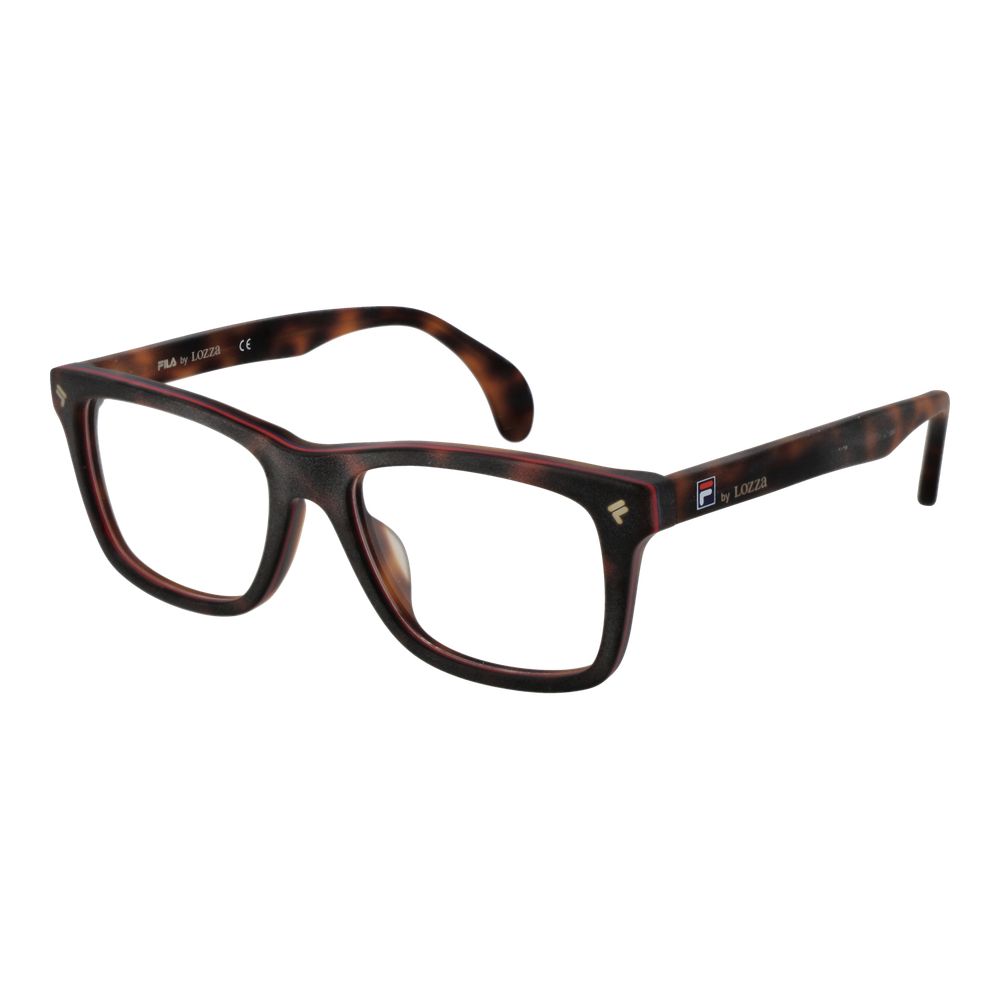 Eyeglasses Frames by Lozza for men in brown showcases a refined full-frame frame design with a refined brown coloured frame finish for a refined and sophisticated look.