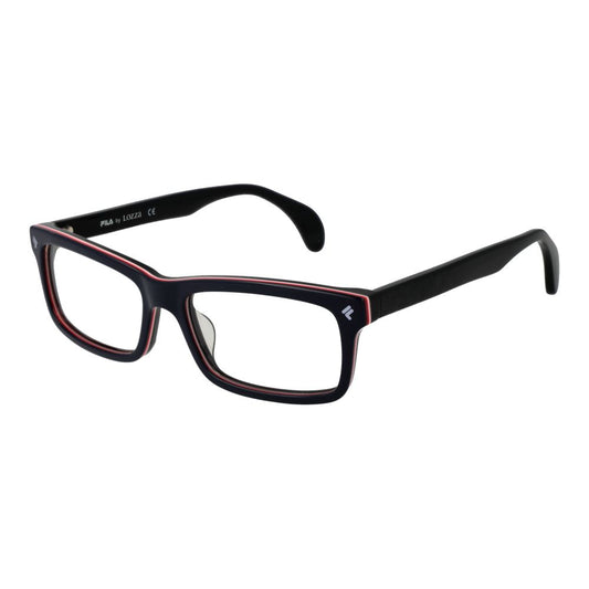 Eyeglasses Frames by Lozza for men in cellulose acetate and blue showcases a refined silhouette, detailed with a blue coloured frame finish and a sophisticated full-frame frame design.