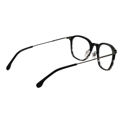 Eyeglasses Frames by Lozza for unisex in metal black features an refined silhouette, showcasing the refined black coloured frame and sophisticated full-frame frame design.