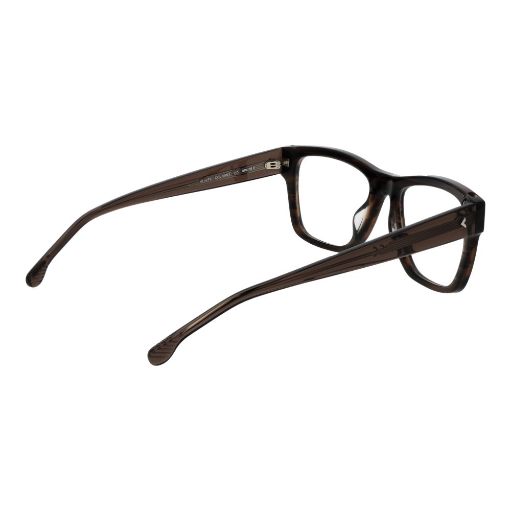 Eyeglasses Frames by Lozza for men in cellulose acetate and brown showcases an refined full-frame frame design featuring a sophisticated brown coloured frame for an refined and refined aesthetic.