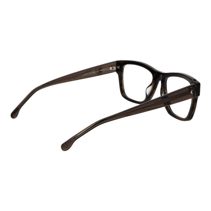 Eyeglasses Frames by Lozza for men in cellulose acetate and brown showcases an refined full-frame frame design featuring a sophisticated brown coloured frame for an refined and refined aesthetic.