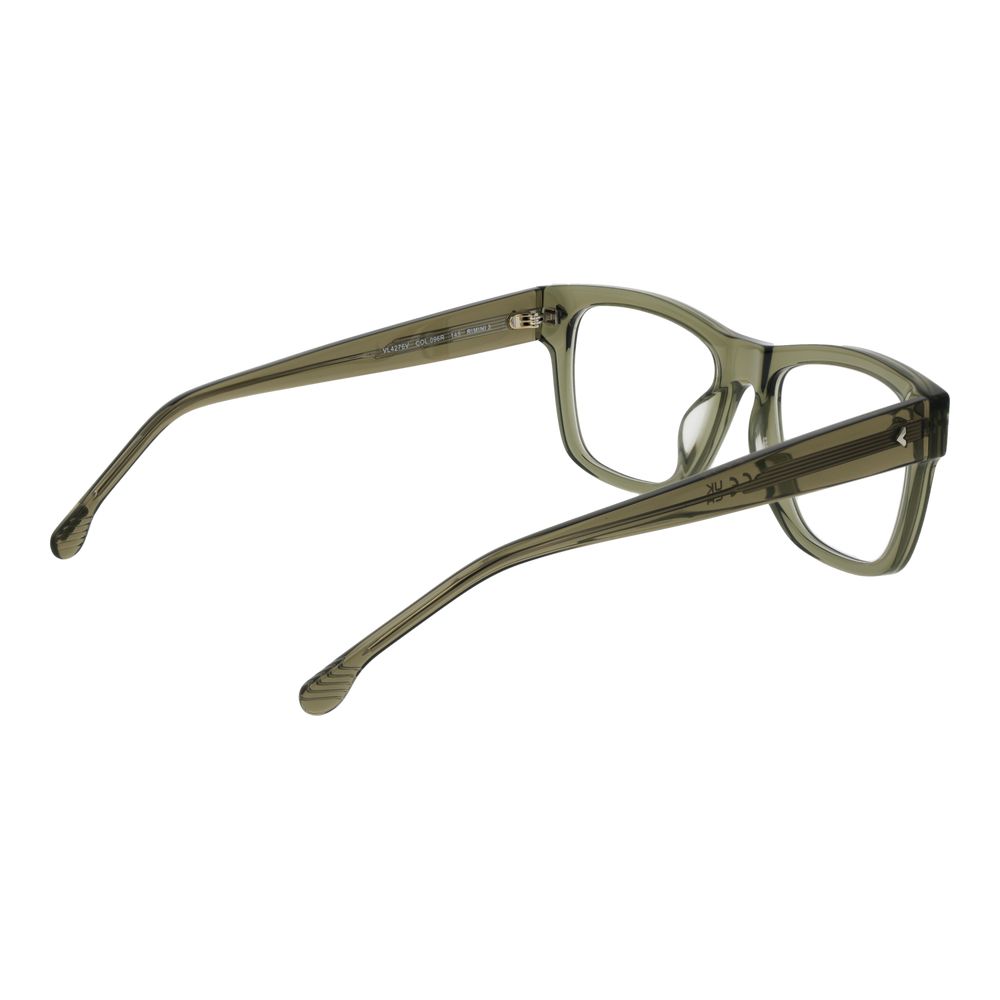 Eyeglasses Frames by Lozza for men in cellulose acetate multicolor showcases a refined full-frame frame design with a refined green coloured frame finish for a refined and sophisticated look.