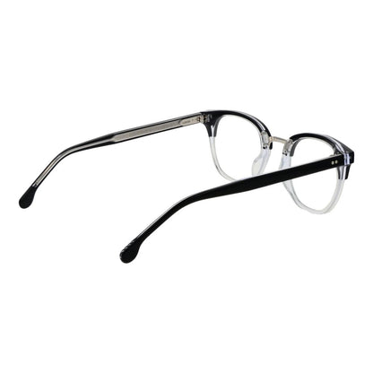 Eyeglasses Frames by Lozza for unisex in cellulose acetate black features an refined silhouette, showcasing the refined black coloured frame and sophisticated full-frame frame design.