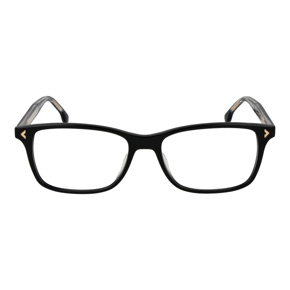 Eyeglasses Frames by Lozza for women in cellulose acetate and black showcases an refined full-frame frame design featuring a sophisticated black coloured frame for an refined and refined aesthetic.