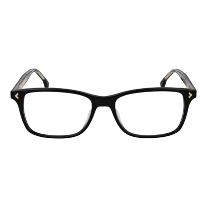 Eyeglasses Frames by Lozza for women in cellulose acetate and black showcases an refined full-frame frame design featuring a sophisticated black coloured frame for an refined and refined aesthetic.