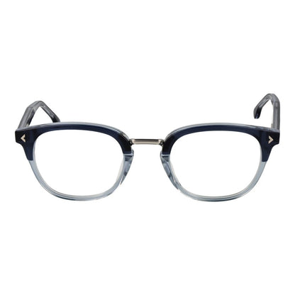 Eyeglasses Frames by Lozza for unisex in cellulose acetate blue showcases a reflective silhouette, artfully incorporating a sophisticated blue coloured frame with a distinct full-frame frame design.