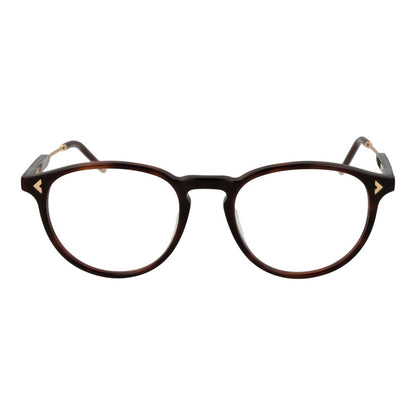 Eyeglasses Frames by Lozza for unisex in cellulose acetate brown features a refined silhouette, showcasing a refined brown coloured frame and full-frame frame design for a sophisticated, premium look.