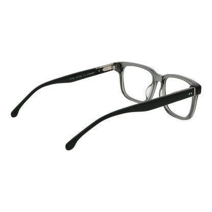Eyeglasses Frames by Lozza for men in cellulose acetate gray showcases a reflective silhouette, artfully incorporating a sophisticated gray coloured frame with a distinct full-frame frame design.