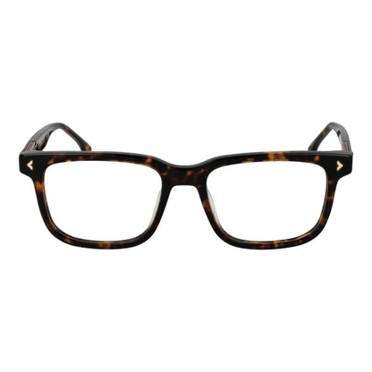 Eyeglasses Frames by Lozza for men in cellulose acetate brown features an refined silhouette, showcasing the refined brown coloured frame and sophisticated full-frame frame design.