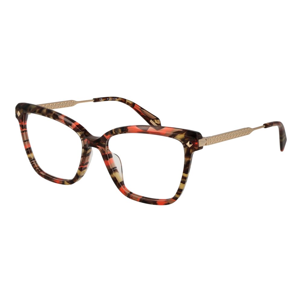 Eyeglasses Frames by Police for women in metal multicolor showcases a refined full-frame frame design with a refined multicolor coloured frame finish for a refined and sophisticated look.