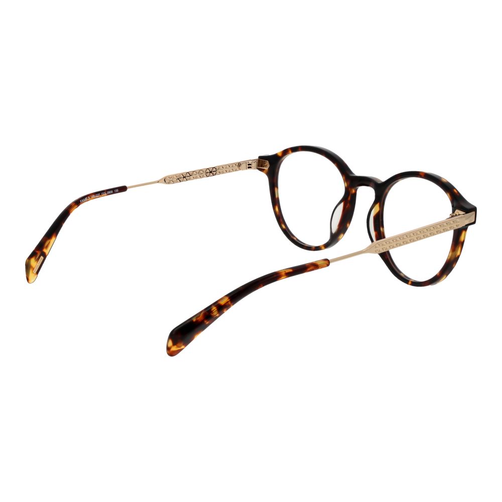 Eyeglasses Frames by Police for women in metal brown features an refined silhouette, showcasing the refined brown coloured frame and sophisticated full-frame frame design.