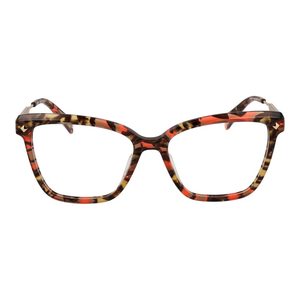 Eyeglasses Frames by Police for women in metal multicolor features an refined silhouette, showcasing a sophisticated multicolor coloured frame and refined full-frame frame design for a refined look.