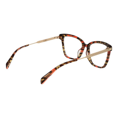 Eyeglasses Frames by Police for women in metal multicolor features an refined silhouette, showcasing the refined multicolor coloured frame and sophisticated full-frame frame design.