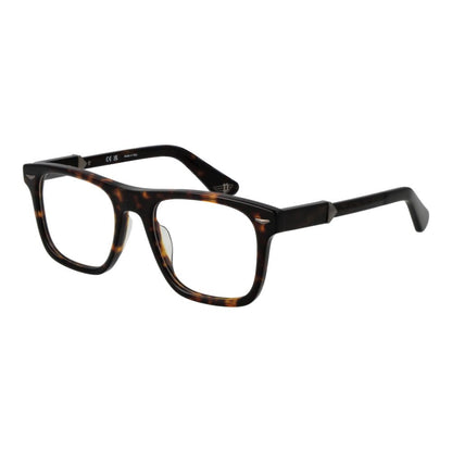 Eyeglasses Frames by Police for men in cellulose acetate brown features a refined silhouette, showcasing a refined brown coloured frame and full-frame frame design for a sophisticated, premium look.
