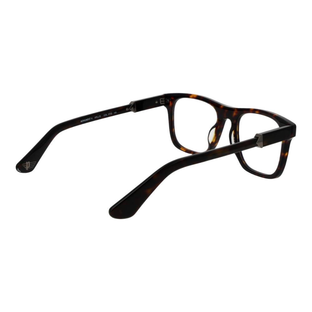 Eyeglasses Frames by Police for men in cellulose acetate and brown showcases a refined silhouette, detailed with a brown coloured frame finish and a sophisticated full-frame frame design.