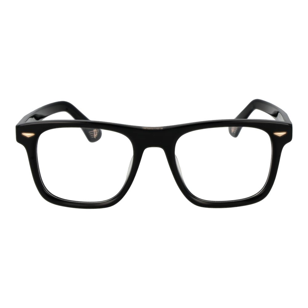 Eyeglasses Frames by Police for men in cellulose acetate black features a refined silhouette, showcasing a refined black coloured frame and full-frame frame design for a sophisticated, premium look.