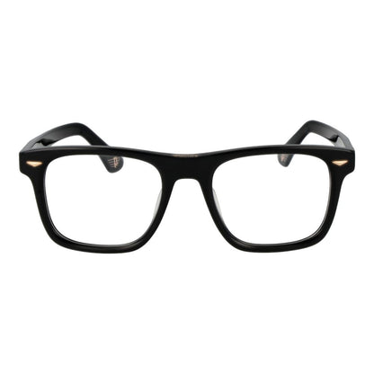 Eyeglasses Frames by Police for men in cellulose acetate black features a refined silhouette, showcasing a refined black coloured frame and full-frame frame design for a sophisticated, premium look.